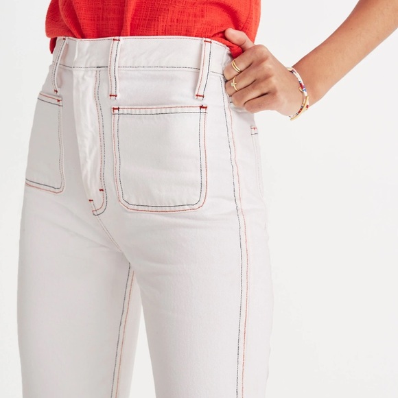Rigid Demi Boot Crop Jeans: Red White and Blue Edition - Picture 8 of 8
